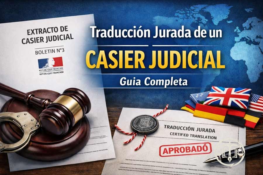 Traducción jurada de antecedentes penales: guía completa
