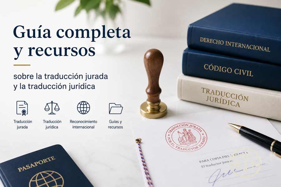 Guías y recursos sobre traducción jurada y traducción jurídica