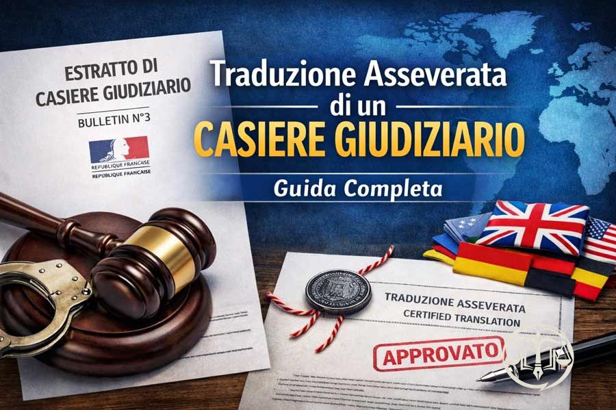 Traduzione giurata del casellario giudiziale: guida completa