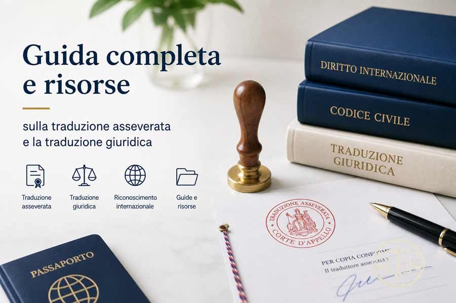 Guide e risorse sulla traduzione giurata e sulla traduzione legale