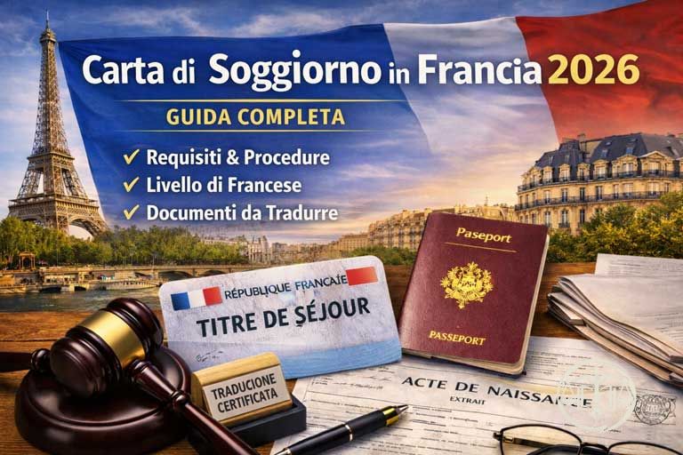 Permesso di soggiorno in Francia 2026: requisiti, documenti e procedure