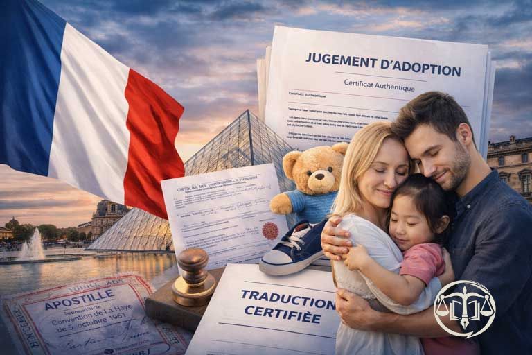Reconnaissance adoption étrangère en France : guide 2026