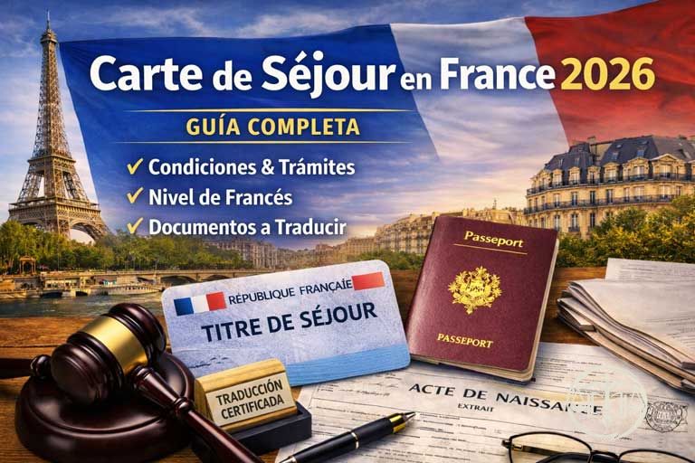 Tarjeta de residencia en Francia 2026: requisitos, documentos y trámites