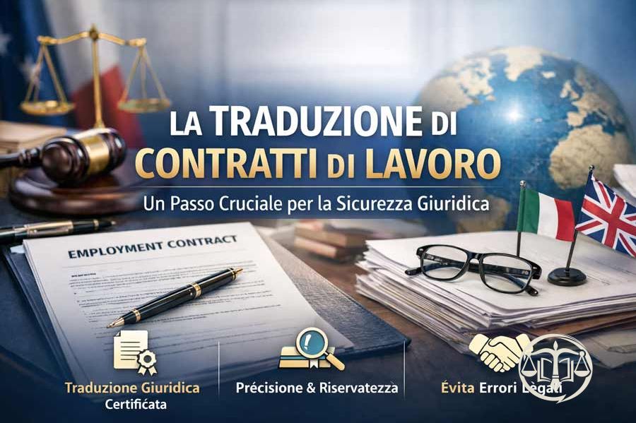 Traduzione del contratto di lavoro: guida completa + traduzione giuridica certificata