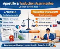Apostille et traduction assermentée : différences et démarches