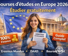Bourses d’études en Europe : Guide pour étudier gratuit