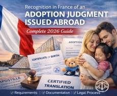 Foreign Adoption Recognition in France: Certified Translation & Apostille