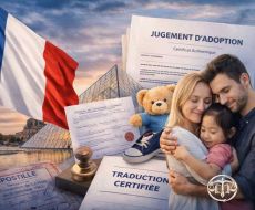 Reconnaissance adoption étrangère France : traduction certifiée