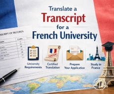 How to Translate a Transcript for a French University | Complete Guide