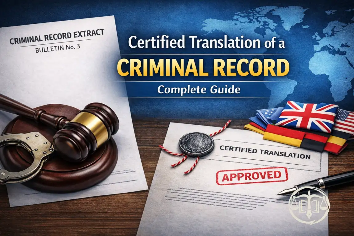 Certified Translation of a Criminal Record: Complete Guide