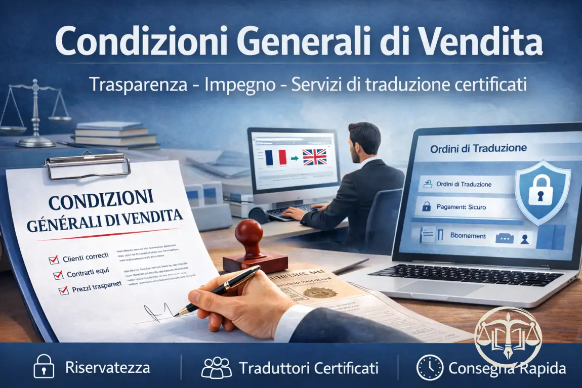 Condizioni Generali di Vendita