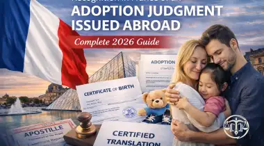 Foreign Adoption Recognition in France: Certified Translation & Apostille