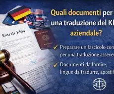 Quali documenti servono per tradurre un Kbis aziendale? Guida completa
