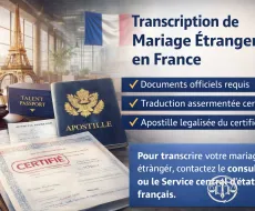 Transcription mariage étranger en France : guide 2026