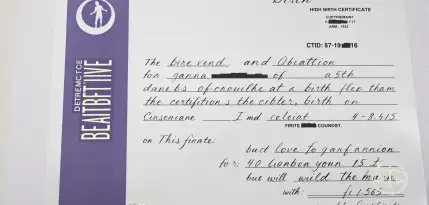 Extrait de naissance