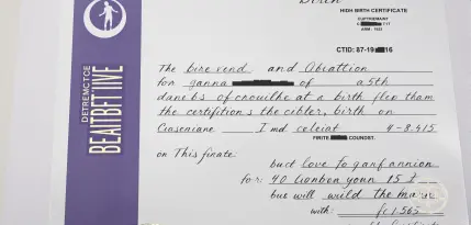 Extrait de naissance