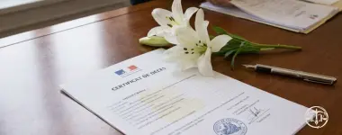 Traduction certificat ou acte de décès officiel