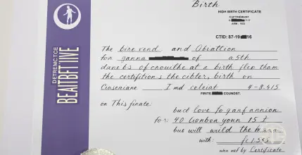 Extrait de naissance