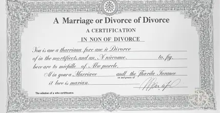 Certificat de mariage / divorce