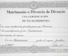 Traducción jurada de certificado de matrimonio y divorcio