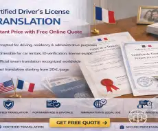 Certified Driver's License Translation