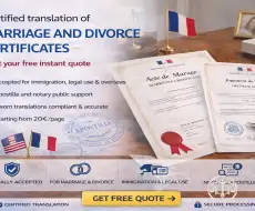 Certified Translation of Marriage & Divorce Certificates | Apostille Support