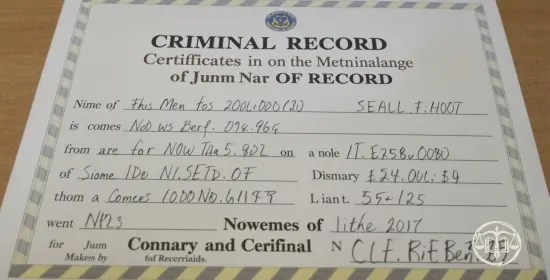 Traduction assermentée extrait de casier judiciaire