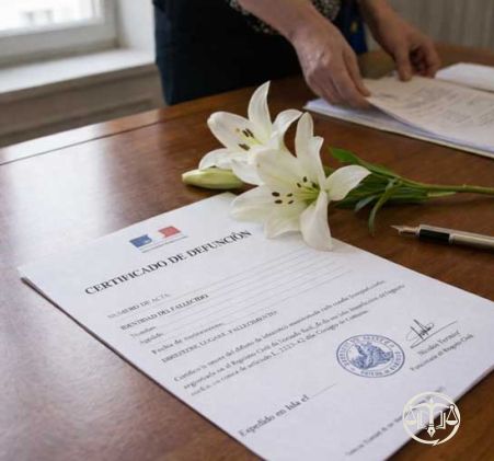 Certificado de defunción