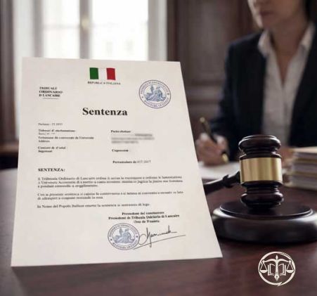 Sentenze e decisioni giudiziarie