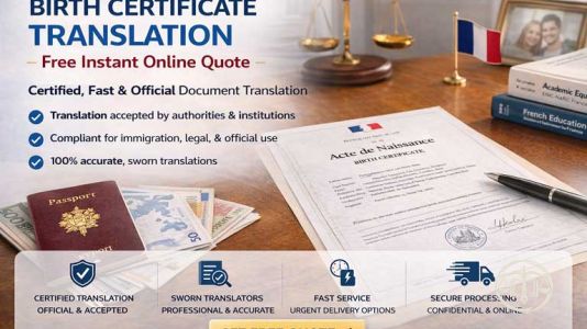 Birth Certificate Certified Translation