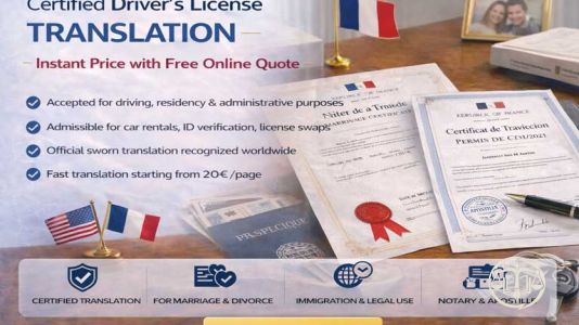 Certified Driver's License Translation