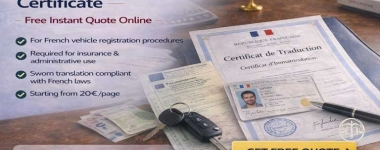 Certified Translation of a Vehicle Registration Certificate