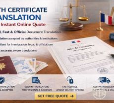 Birth Certificate Certified Translation