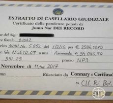 Traduzione giurata del casellario giudiziale