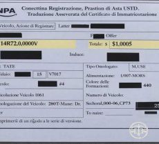 Traduzione Certificata Libretto di Circolazione Italia