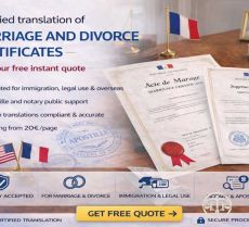Certified Marriage & Divorce Translation