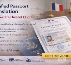 Certified Passport Translation for Visa, Immigration & Official Use