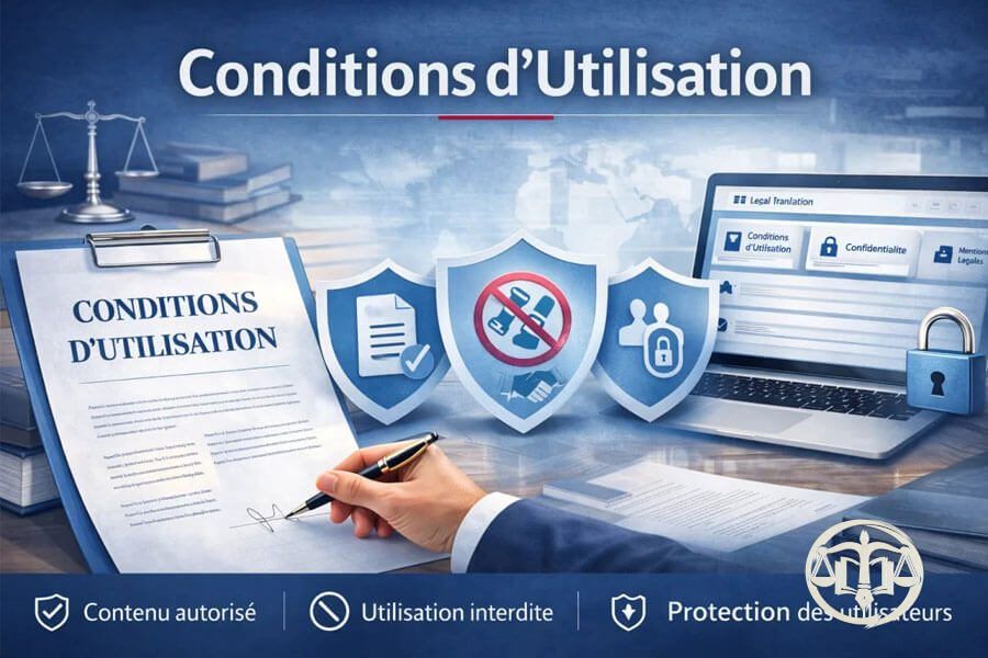 Conditions d’utilisation