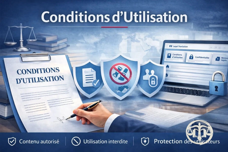 Conditions d’utilisation
